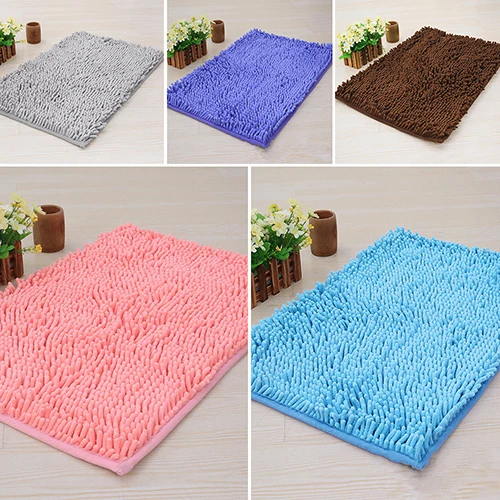 Soft Shaggy Area Rug Dining Room Home Bedroom Carpet Anti-Skid Useful Floor Mat