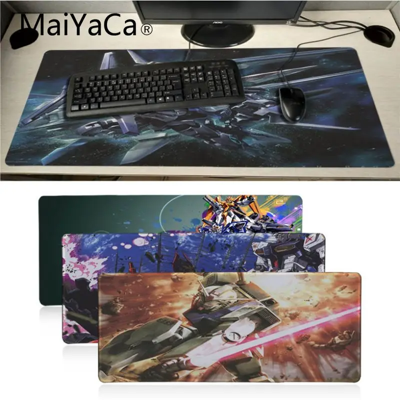 

MaiYaCa Japanese anime GUNDAM Customized laptop Gaming mouse pad DIY Carpet Top Selling Customized Non-Slip Rubber mouse pad