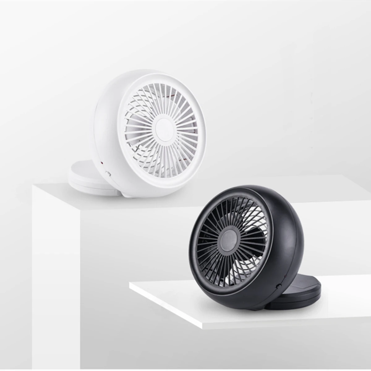 

Electric Mini Desk Fan Snail Air Cooling Cooler For Home Office Portable Ventilator Fans Appliance USB/Battery Powered 4 Colors