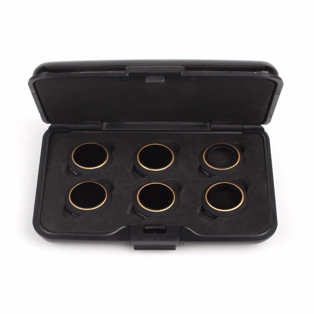 

Snap on DJI Mavic Pro Lens Filter Bundle ND4 ND8 ND16 ND32 CPL UV Filter for Dji MAVIC Pro Platinum Drone Polarizer Filter