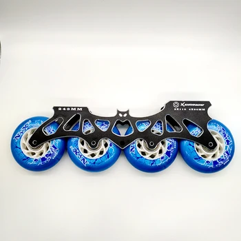 

free shipping roller skates frame 231 mm 243 mm bat frame with wheels