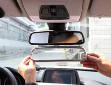 

For Jaguar XE XF XJL F-Pace F pace X761 E-PACE ABS Chrome Car Interior Rear View Mirror Frame Cover Trim Auto Accessories