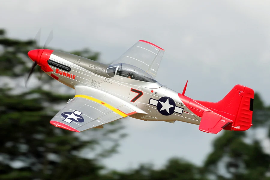 FMS 1700 мм/1,7 м Gaint Warbird P51/P-51 D Mustang красный хвост PNP версия большой масштаб радиоуправления радиоуправляемая модель самолета