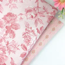 Цветочный из хлопчатобумажной ткани Diy шитье ремесло детское платье Кукла одежда постельные принадлежности домашняя Ткань Тильда Одеяло Ткань an Metra Telas лоскутное