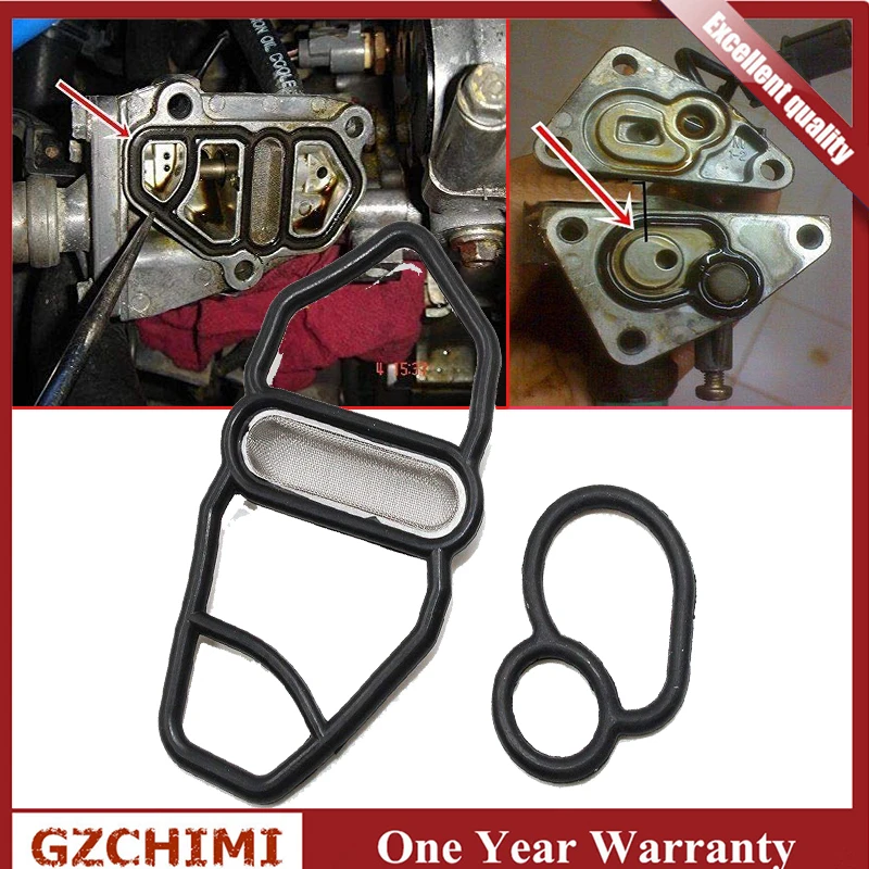

15825-P08-005 36172-P08-015 VTEC Solenoid Gaskets Upper+Lower For Honda C ivic SI 1999-2000 Acura Integra 1995-2001