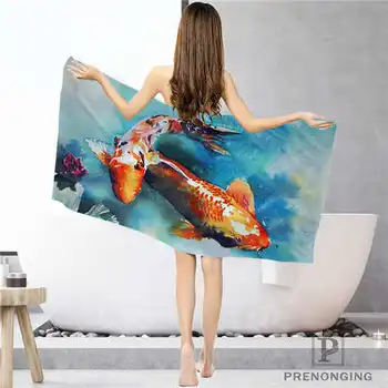 

Custom salmon-dream- (1) Bathroom Washcloth Towels Face Towel/Bath Towel Shower Towels Size 33x74cm/72x143cm#18-12-17-07-331