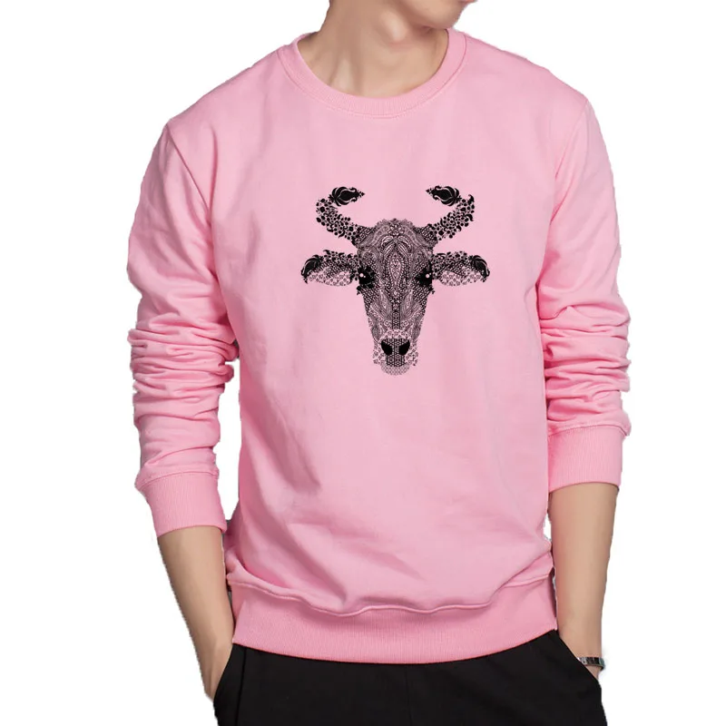 

Hand print bull hoodies super cool animal sweatshirt hip hop streetwear harajuku japanese streetwear fashion bull hoodie men