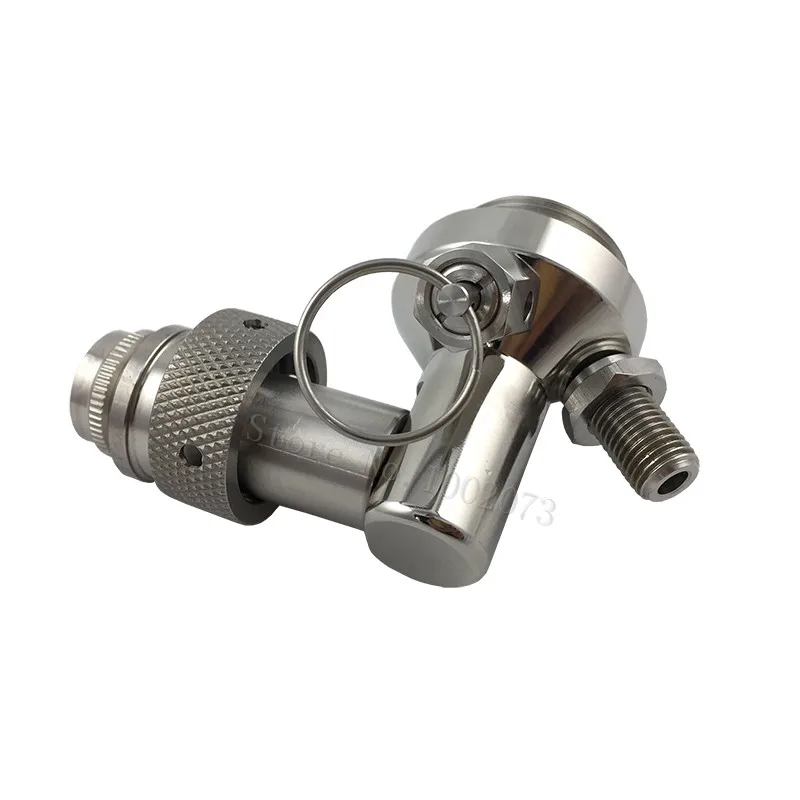 Stainless Steel Mini Beer Growler Spears  for Adjustable tap Faucet 2L 3.6L 5L Beer Keg growlers (5)