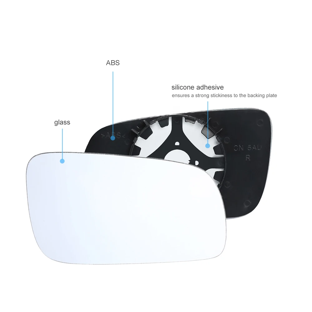 Белое Левое зеркало с подогревом для Volkswagen VW Jetta Golf MK4 1999 2004|mirror lace|glass wall mirrorglass