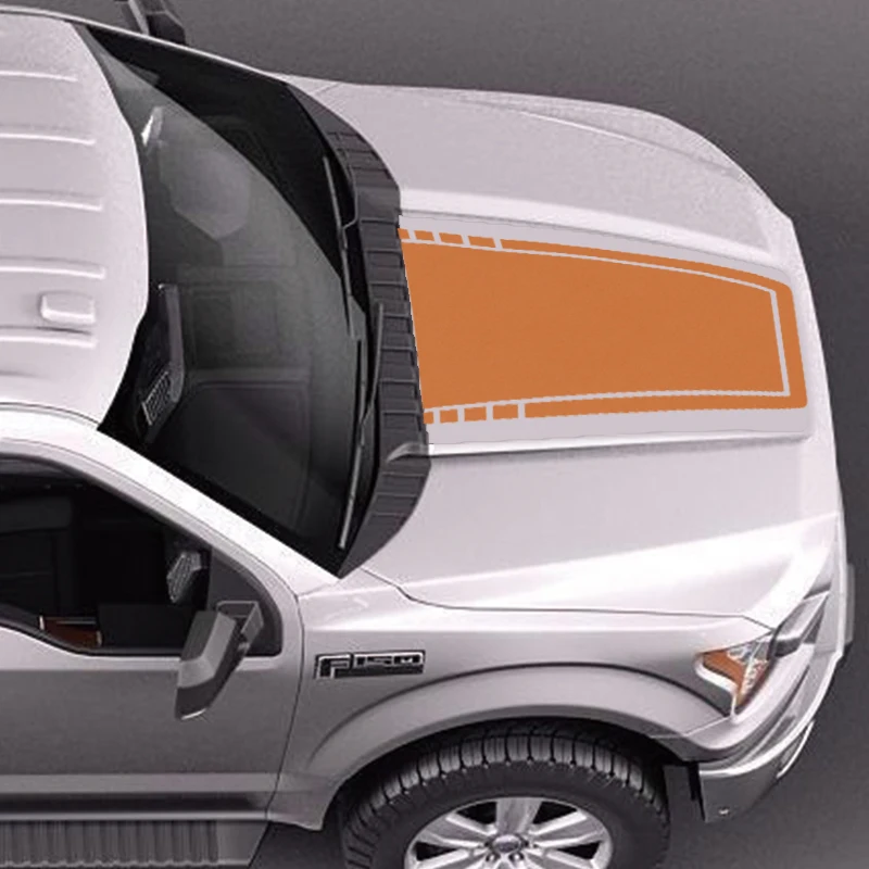 

car sticker hood stripe graphic vinyl car accessories decals graphic vinyl decals for FORD F150 2015-2018