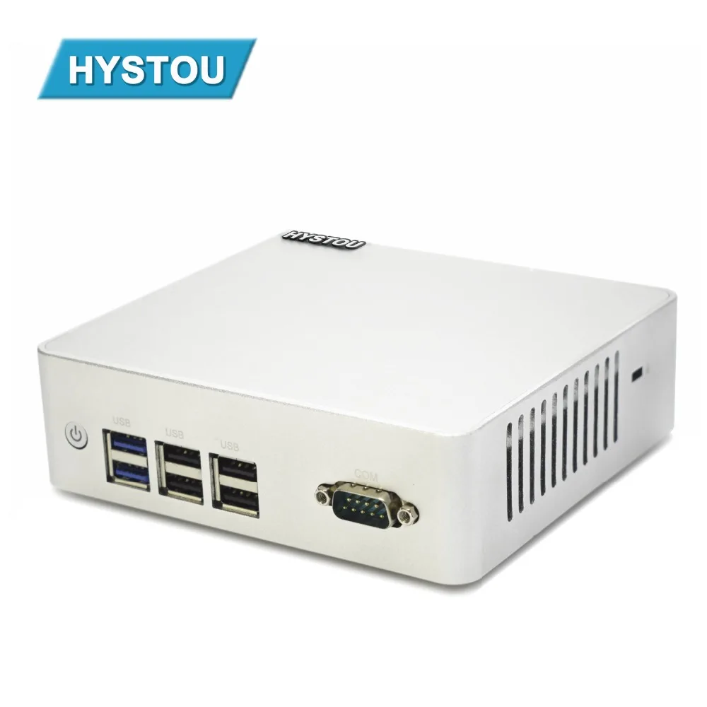 Новый Intel NUC N3160 Hystou Nano ITX PC двухканальный сетевой адаптер 2 LAN безвентиляторный