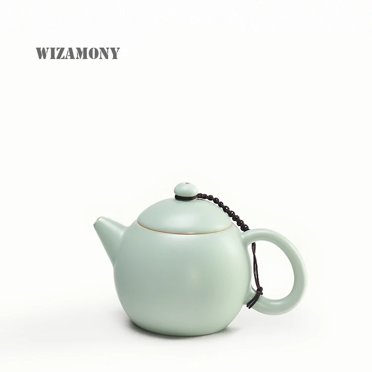 WIZAMONY настоящий чайник Ru печь Celadon Zisha керамика Arts Tay Thi ЧАЙНЫЙ НАБОР фарфоровый из