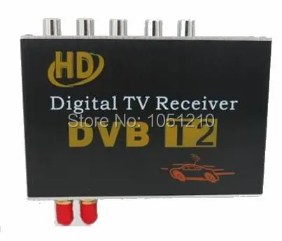

Ouchuangbo HD DVB-T2 car digital TV box 4 video output double antenna high quality