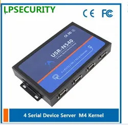 Lpsecurity usr-n540 4 порта последовательного устройства Сервера, последовательный RS232 485 422 для модуля преобразователя Ethernet контроллер