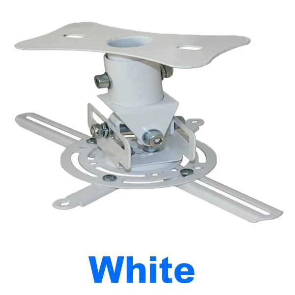 AUN регулируемый держатель проектора, подходит для потолочной загрузки, светодиодный мини-проектор. Макс 13,6 кг, DDNT-2 - Цвет: White