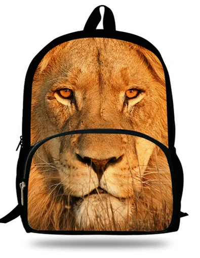 16 дюймов рюкзак с животными из зоопарка, детские школьные сумки, рюкзак с акулой, детские сумки для мальчиков, От 7 до 13 лет, Mochilas Escolares Infantis - Цвет: Золотой