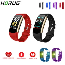 HORUG Smart Wristband Fitness Bracelet Fitness Tracker Smart Bracelet Activity Blood Pressure Pedometer Sport Heart Rate Monitor