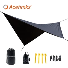Waterproof hammock tarp rain fly 11*10 feet outdoor camping tent sun shelter for camping hammock outdoor furniture Acehmks