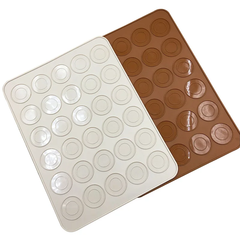 

1 pcs/set 30-Cavity Silicone Macaron Macaroon Pastry Oven Baking Mould Sheet Mat DIY Mold Baking Mat Kitchen Baking Tools