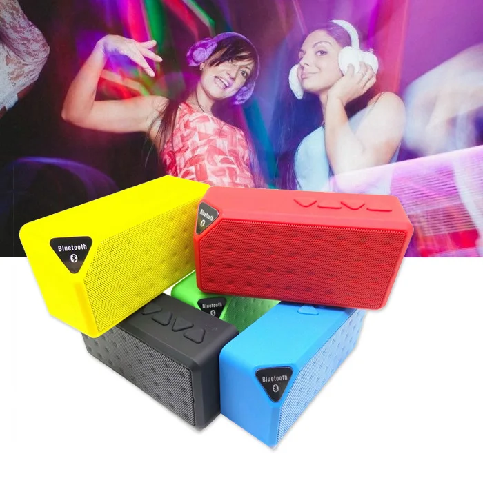 MXPOKWV X3 Беспроводной Bluetooth Динамик громкий s Мини Music Box сабвуфер с микрофоном для