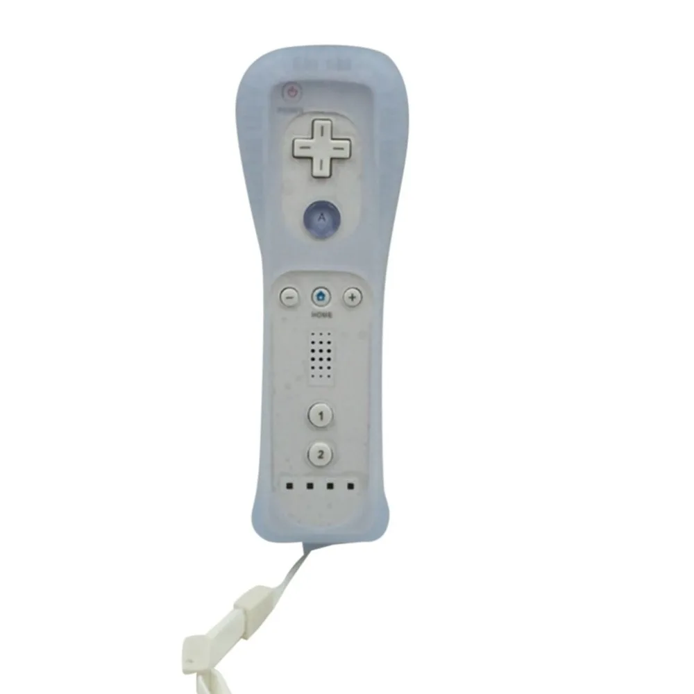 

Wireless Remote Controller for Wii Built-in Motion Plus Gamepad with Silicone Case motion sensor 2018 For Nintendo