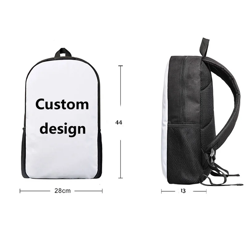 FORUDESIGNS/рюкзак с принтом формулы математики, школьные сумки для подростков, мальчиков и девочек, рюкзаки на заказ, школьные сумки для книг, сумки для подростков, Mochila - Цвет: custom-C