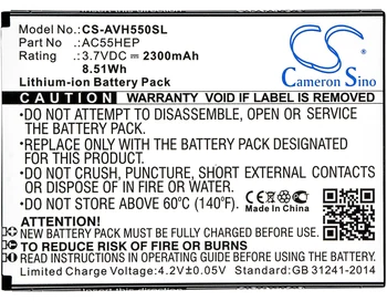 

Cameron Sino 2300mAh Battery AC55HEP, BSF20 for Archos A55 Helium, Helium +