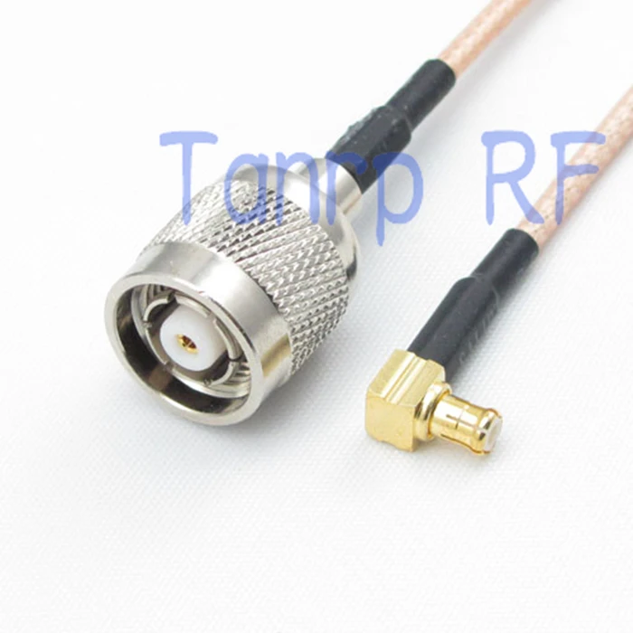 

6in RP TNC male to MCX male right angle 90 degree RF adapter connector 15CM Pigtail coaxial jumper cable RG316 extension cord