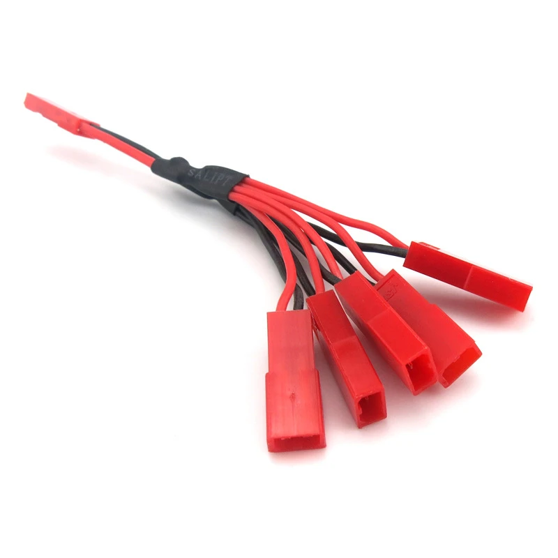 

A pair of five JST tieline aeromodelling lithium battery series parallel conductor terminal JST tieline aeromodelling plug