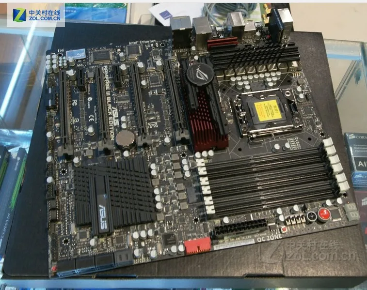 Rampage-III-Black-Edition-Motherboard-X58-R3BE-DDR3-mainboard-testado ...