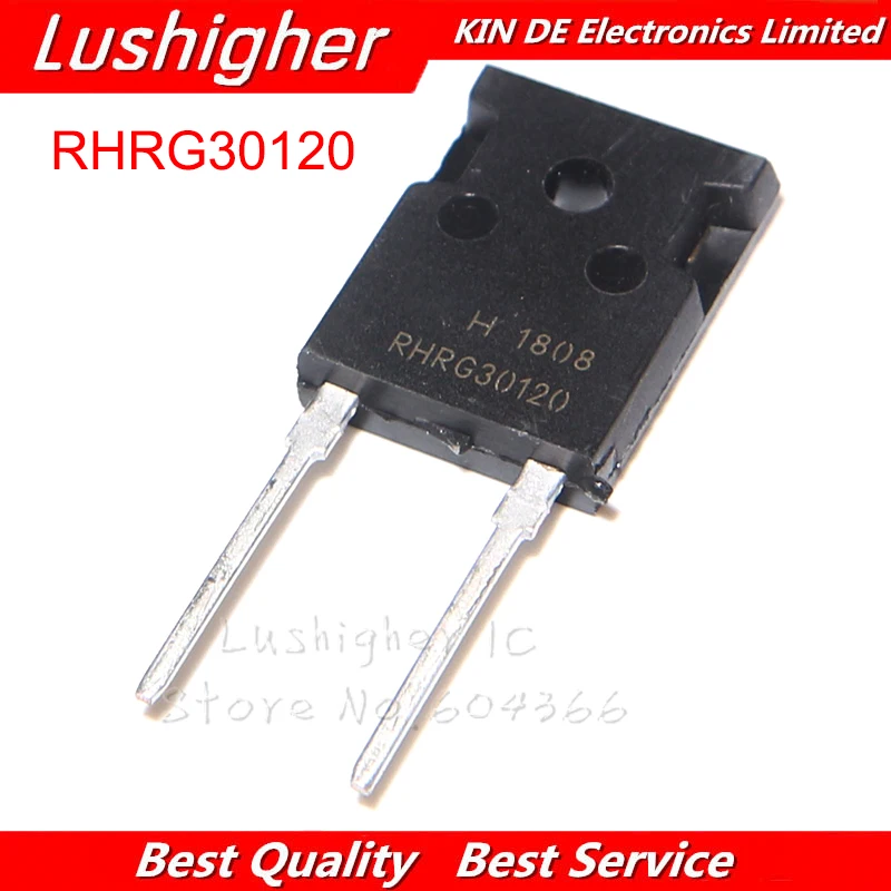 

10 шт RHRG30120 30A 1200V TO-247 Диод Быстрого Восстановления