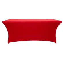 Hotel meeting stretch table set tablecloth, rectangular stretch table cover, stretch table cover. Hotel meeting stretch table set tablecloth, rectangular stretch table cover, stretch table cover.