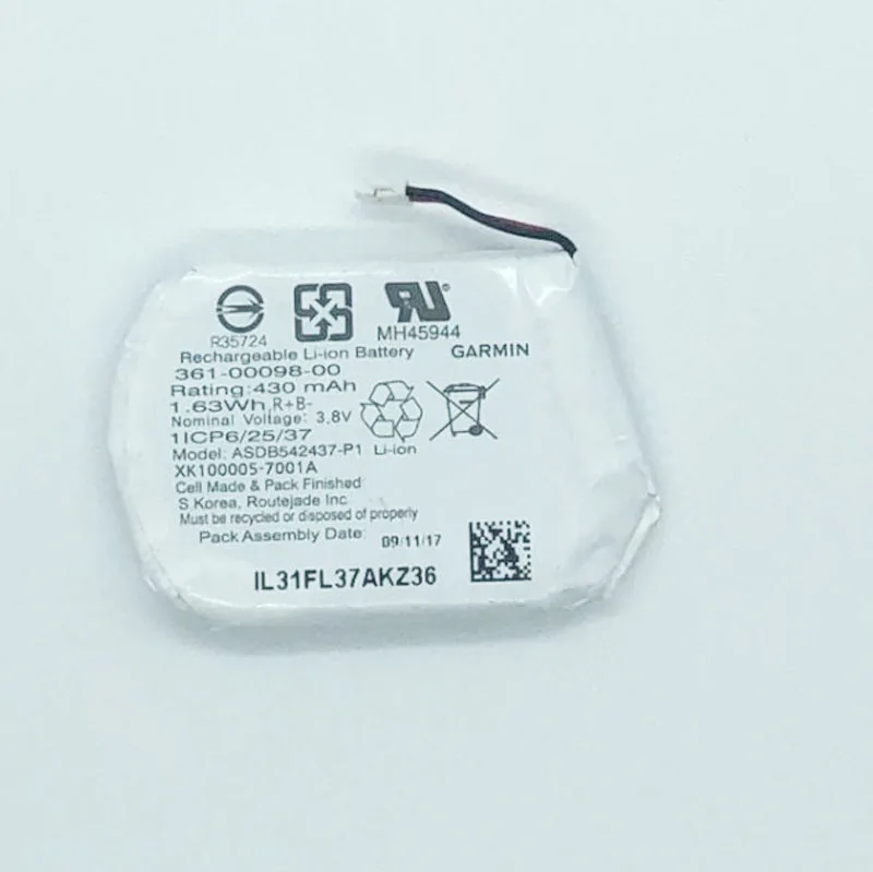 

ORIGINAL 430mah battery for Garmin fenix 5X batteries
