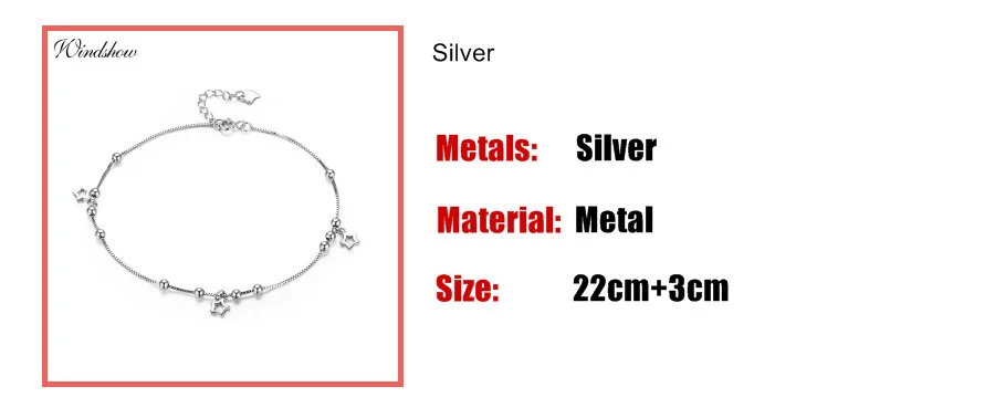 925 пробы серебряная звезда подвески цепи коробки ювелирных изделий по низкой цене Для женщин девушки ноги браслет Cheville enkelbandje halhal tobillera