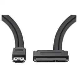 Мощность Esata (eSATAp) к Sata кабель двойной мощность USB 12 в 5 В Combo до 22 Pin (7Pin + 15Pin) для 2,5 дюймов 3,5 дюймов HDD