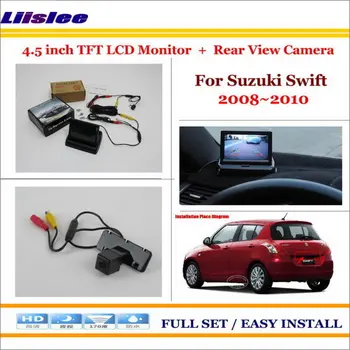 

Liislee For Suzuki Swift 2008 2009 2010 Auto Rear View Camera Back Up + 4.3" LCD Monitor = 2 in 1 Parking Assistance System