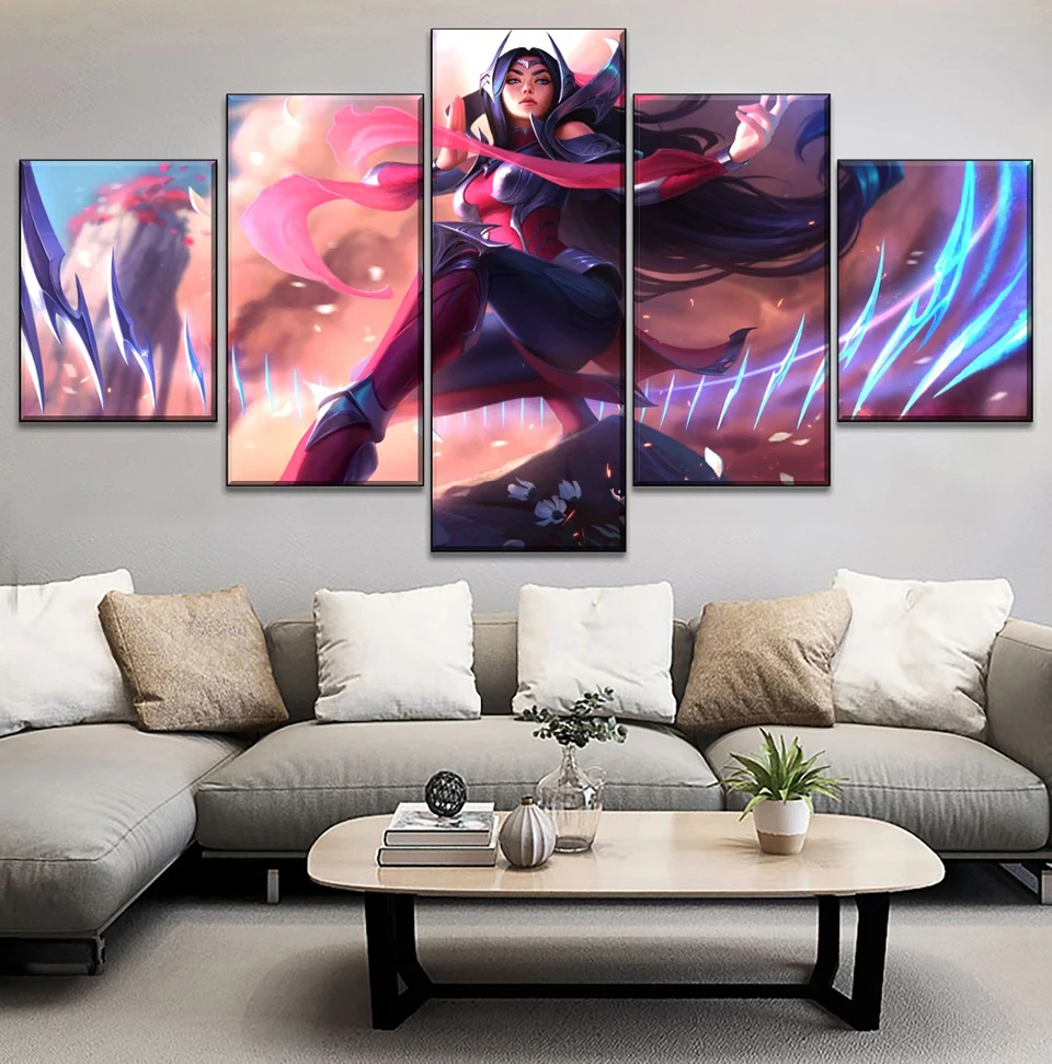 Casa-moderna-de-pared-arte-3-unidades-Irelia-Liga-de-Leyendas-de-cartel-juego-de-tipo (2)