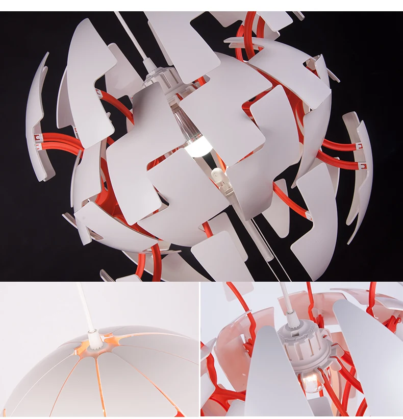 Deformation Ball LED PVC Pendant Lamp (4)