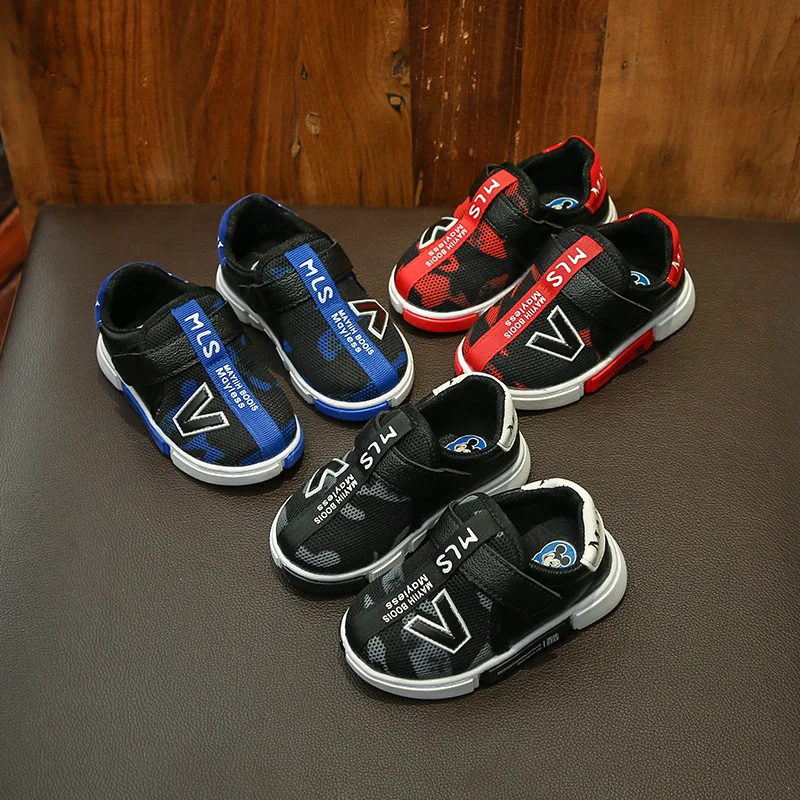 

Children Autumn New Children's Shoes Boys Soft Bottom Sports Shoes Lightweight Breathable Leisure Board Sneakers