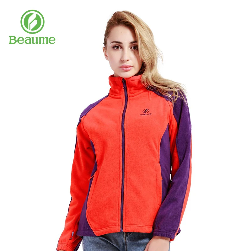 Beaume Winter Windproof Lightweight Outwear Camping Climbing Fleece Jacket for Women 63322 Red | Спорт и развлечения