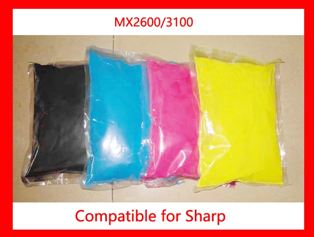 

High quality color toner powder compatible for Sharp MX2600 MX3100 MX 2600 3100 Free shipping