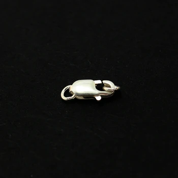 

30pcs/lot 925 Sterling Silver Jewelry Clasp Jewelry Clasp 4* 10mm DH-BFS019
