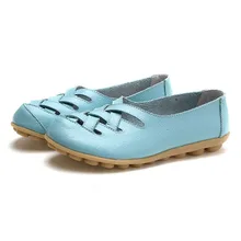 Женская обувь; красивые новые модные туфли на плоской подошве для девочек; Весенняя кожаная обувь с круглым носком