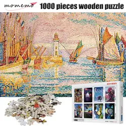 MOMEMO Harbour Scenery Puzzle для взрослых деревянные головоломки 1000 шт. головоломки игры Пазлы 1000 для взрослых детей Детские игрушки