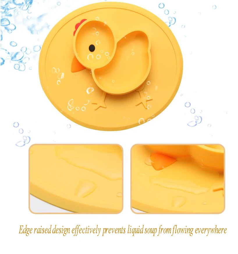 Cartoon Animal Baby Bowls Plate Set Tableware Children Food Container Dishes Infant Feeding Bowl Child Silicone Kids Feed Plate Cartoon Animal Baby Bowls Plate Set Tableware Children Food Container Dishes Infant Feeding Bowl Child Silicone Kids Feed Plate