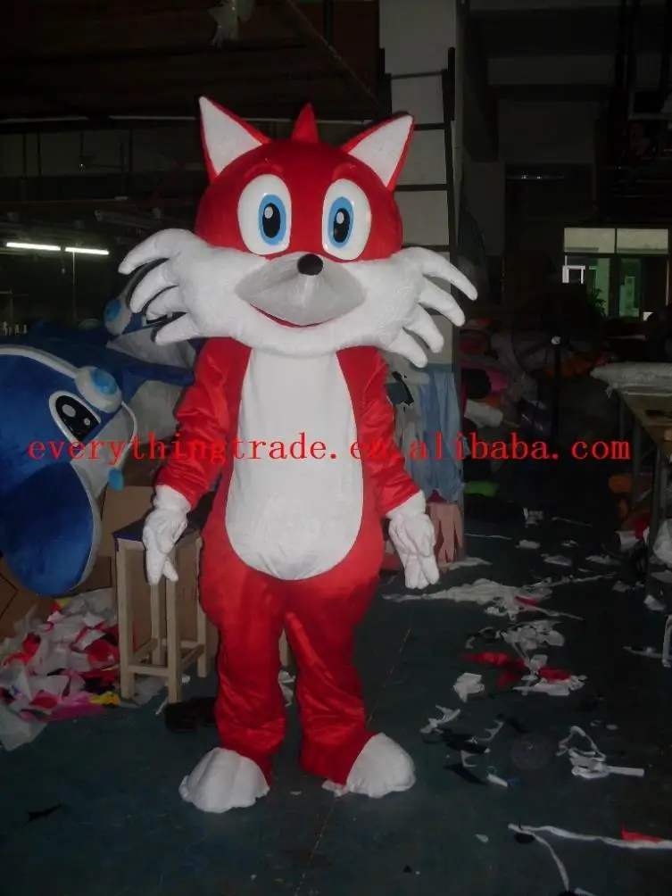 New arrival 2014 Adult cartoon character fox Mascot Costume fancy dress ...