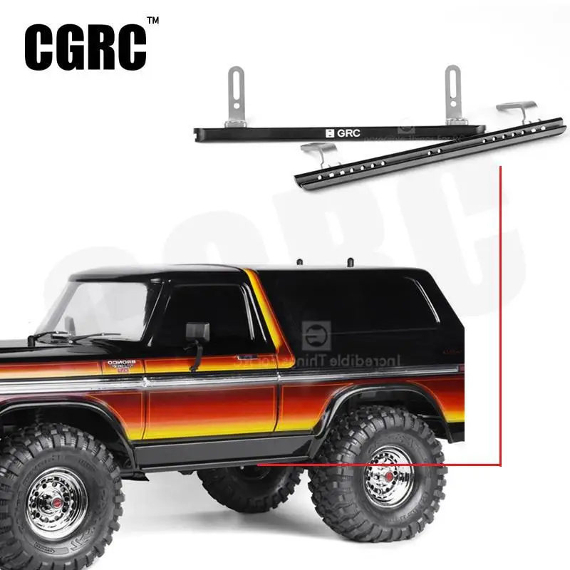 

Universal Metal Side Bumper Pedal For 1/10 RC Crawler Car TRX4 Defender Bronco Ranger TACTICAL UNIT #8219