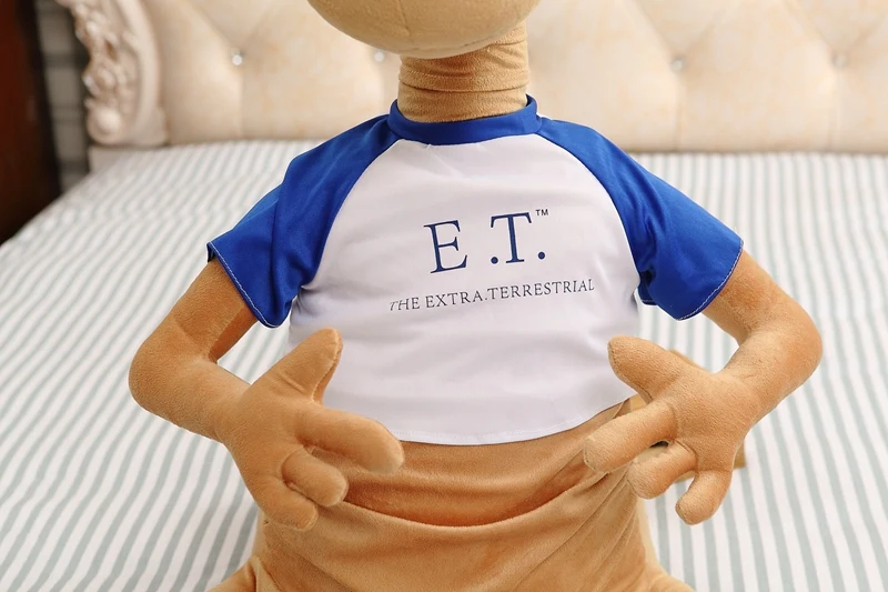 50 см, E.T, плюшевая кукла, игрушка и экстра-земная кукла с тканью, футболка высокого качества, Детский Рождественский подарок