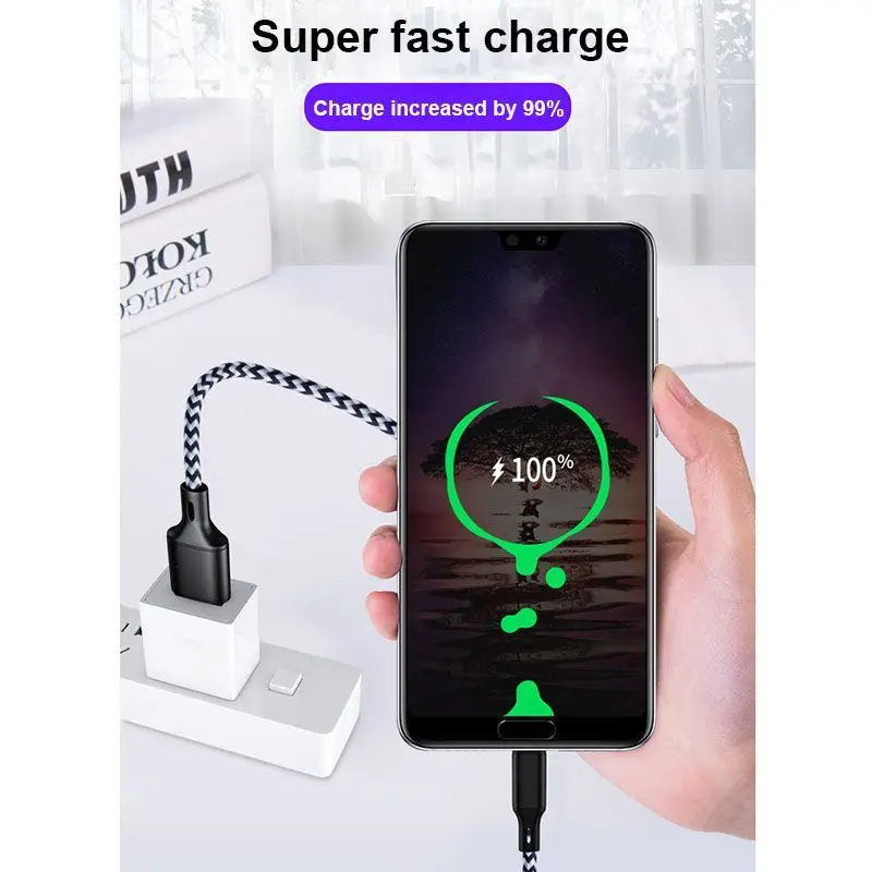 LANCASE USB C Quick Charge 3 0 5A Type кабель для Huawei Mate 20 Pro/P20 Lite 1 Быстрая зарядка передачи данных