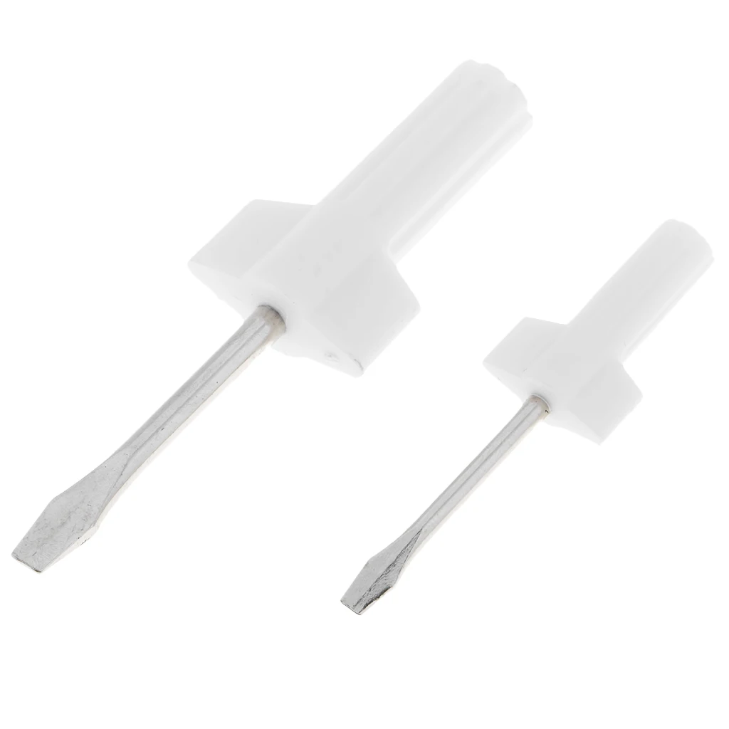 2 Pieces Steel Screwdrivers Sewing Machine Service Kit Adjustment Bobbin Case Tension